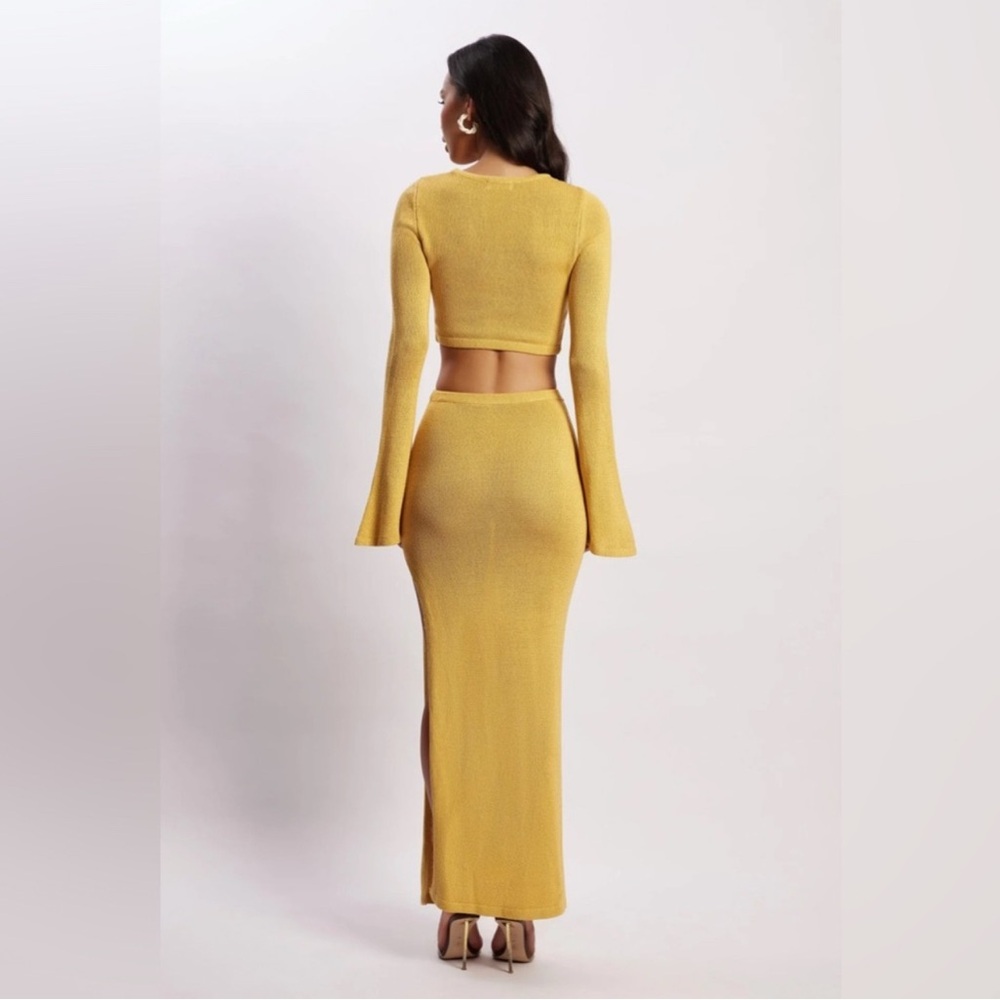 Meshki Anna Yellow Maxi Dress - Picture 2 of 4